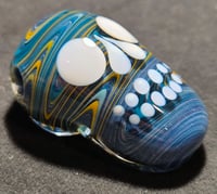 Image 3 of Frit Twilight Skull Bead