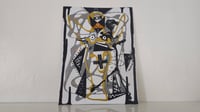GODDESS 8x10" acrylic + mixed media 