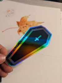 Image 3 of Holographic Coffin Sticker