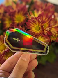 Image 1 of Holographic Coffin Sticker