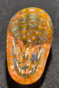 Image 5 of Gold Banjo Fume Skull Bead 