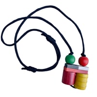 "Candy Corn & Sixlets" Neckpiece