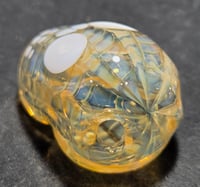 Image 4 of Silver Banjo Fume Skull Bead 