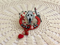 Image 1 of “Hurt Me” Ghostface Adult Pacifier