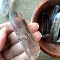 Image 5 of Lemurian Smoky Quartz, Crystal Point, Natural Healing Stone for Grounding & Energy Clearing