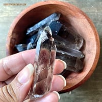 Image 6 of Lemurian Smoky Quartz, Crystal Point, Natural Healing Stone for Grounding & Energy Clearing