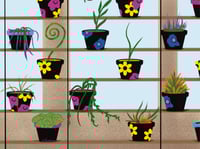 Image 1 of Floral Shop Notecard