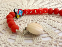 Image 1 of Nightmare Before Christmas Halloween Pacifier Clip