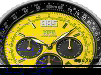 Image 2 of MF GHOST × ANGEL CLOVER Collab Solar Chronograph Limited Edition Watch - SENA