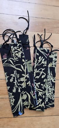 Image 2 of Upcycled vegan leather bookmarks