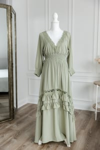 Image 1 of Item 66: Baltic Born Sage Green Dress LARGE