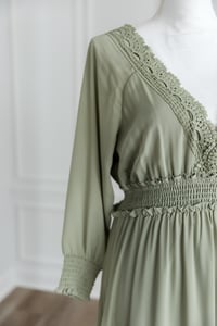 Image 7 of Item 66: Baltic Born Sage Green Dress LARGE