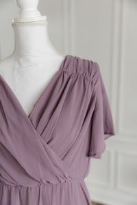 Image 4 of Item 69: Wren + Ivory Dress, Purple LARGE