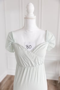 Image 1 of Item 80: Mint Green Maternity Dress, SMALL