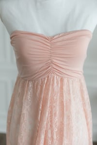 Image 2 of Item 84: Pink Blush Lace Dress, MEDIUM