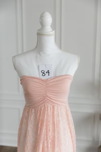 Image 4 of Item 84: Pink Blush Lace Dress, MEDIUM