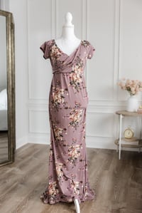 Image 1 of Item 88: Pink Blush Mauve Floral Dress