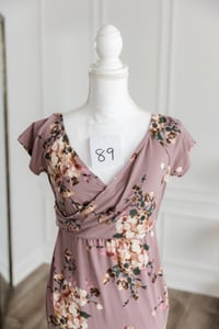 Image 4 of Item 88: Pink Blush Mauve Floral Dress