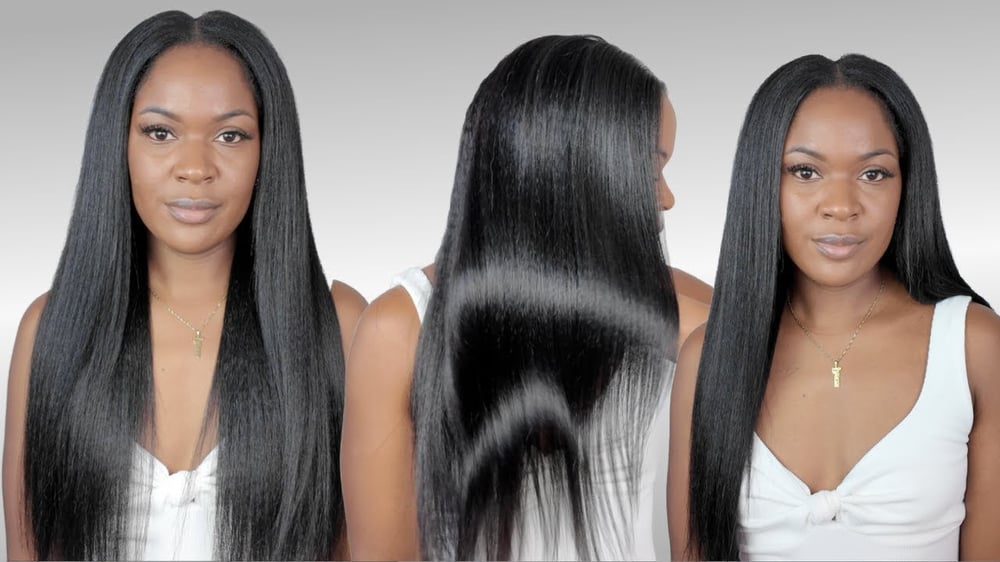 Image of Kinky Straight v part wig
