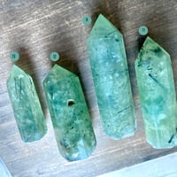 Image 5 of Prehnite with Epidote, Crystal Tower, Heart Healing, Intuition & Psychic Protection