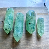 Image 12 of Prehnite with Epidote, Crystal Tower, Heart Healing, Intuition & Psychic Protection