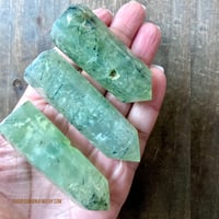 Image 13 of Prehnite with Epidote, Crystal Tower, Heart Healing, Intuition & Psychic Protection