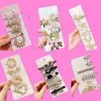 Image 1 of Crystal Hair Clips