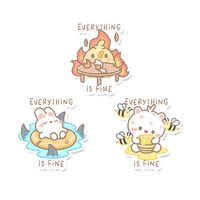 Everything is Fine Sticker Flakes