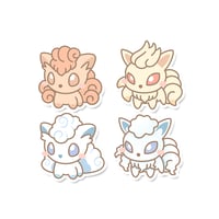 Vulpix & Ninetales Sticker Flakes