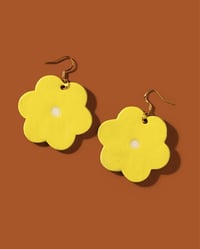 Image 1 of Flower Dangle Earrings
