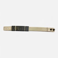 Image 2 of PUMA Leather & Bronze Slider Charm Bracelet - Size S (2000s)