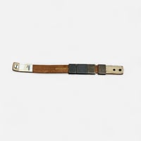 Image 5 of PUMA Leather & Bronze Slider Charm Bracelet - Size S (2000s)