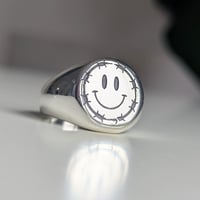 Image 2 of Happy Signet Ring 