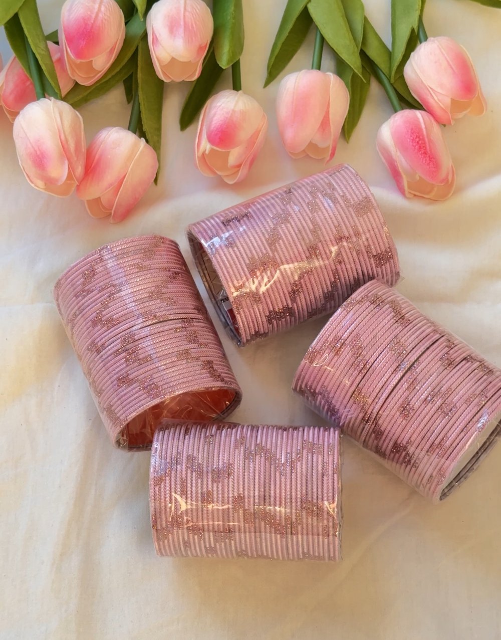 Image of Gulabi Metal Chura 36 Piece Set 