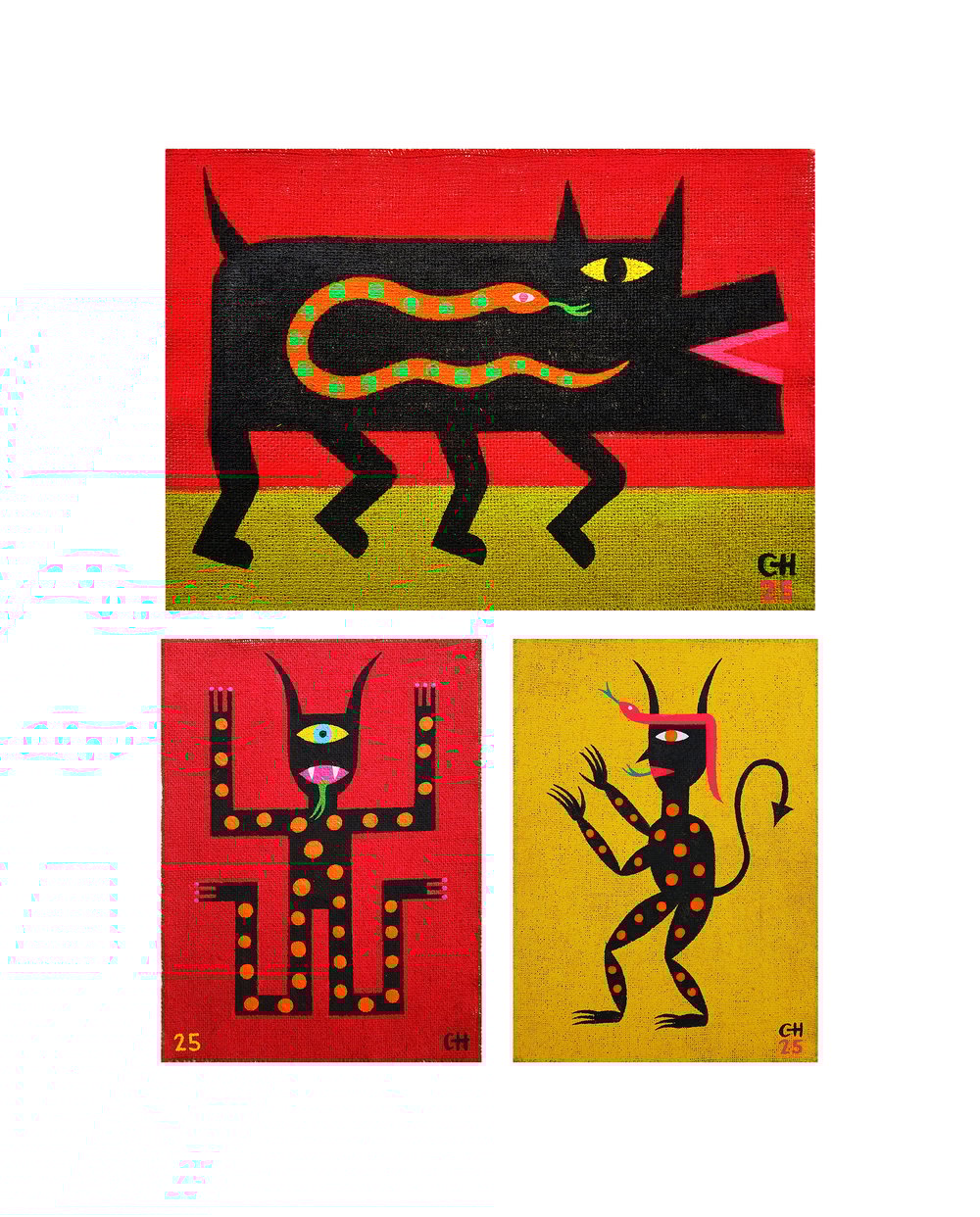 Image of NEW CANVAS TRIO (SOLD)