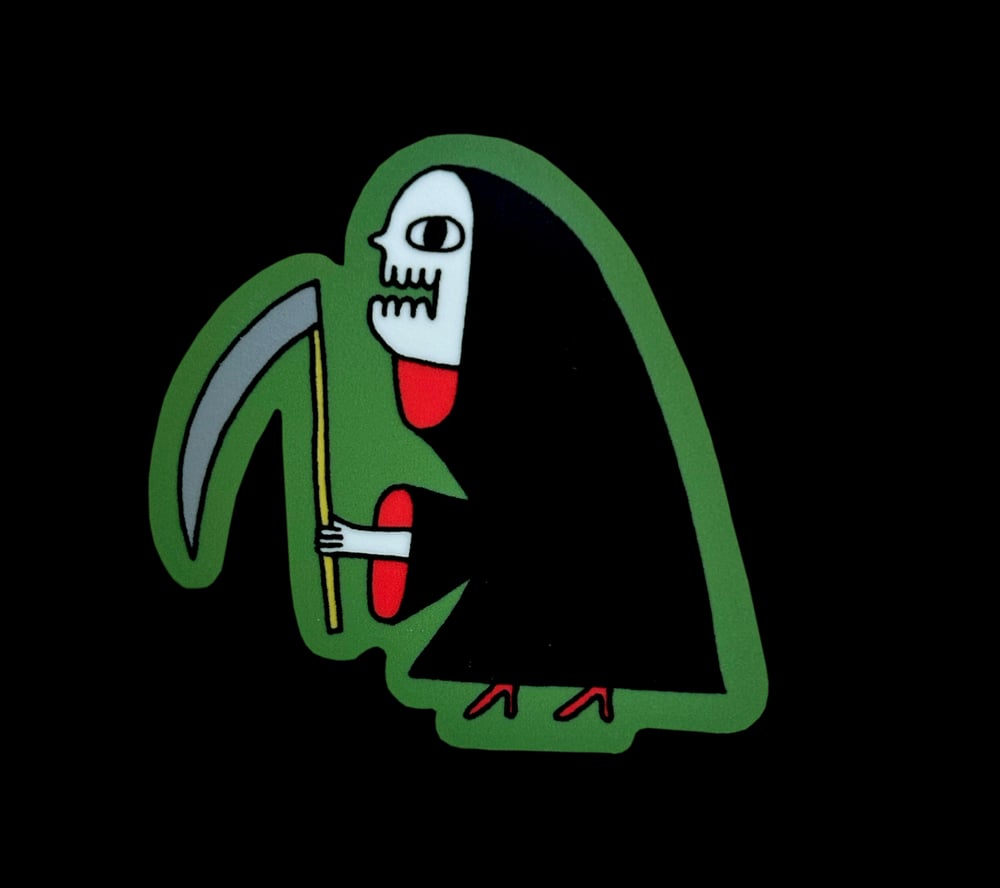 Image of Grim Reaper (Glow in the Dark) Sticker