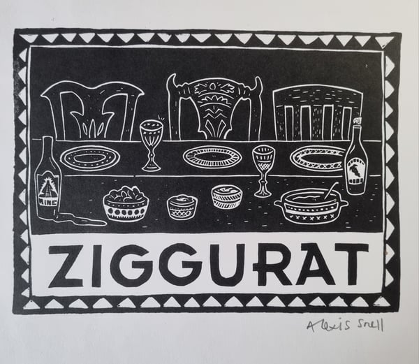 Image of Ziggurat, table.