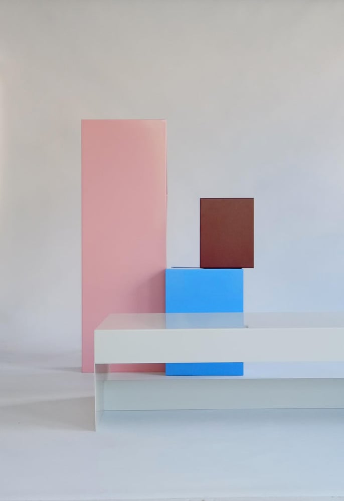 Image of Large Single Form Coffee Table | Many Colours