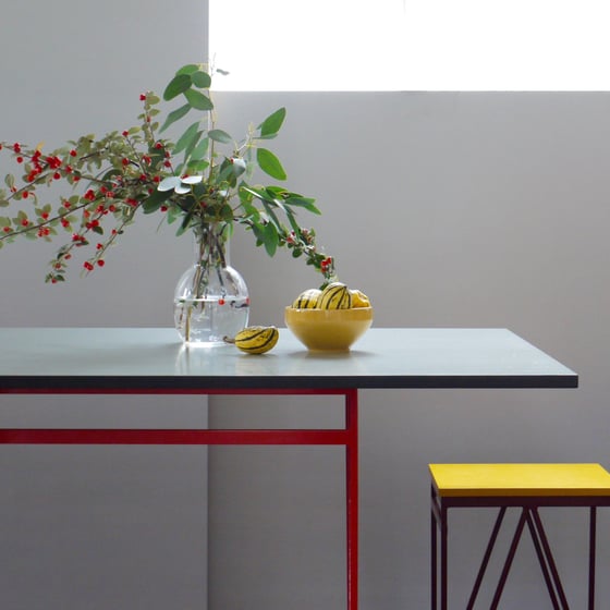 Image of Colour Play Dining Table in Eucalyptus