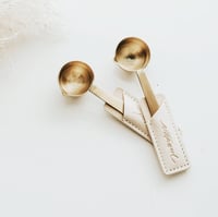 brass wax seal spoon and sleeve