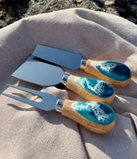 Image 1 of Three Cheese Knife Set
