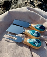 Image 3 of Three Cheese Knife Set