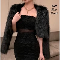 Black Fur Coat