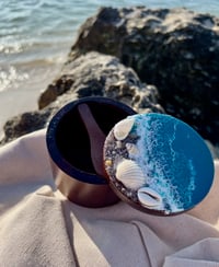 Image 3 of Acacia Wood Ocean Jar
