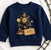 Personalised polar express Christmas jumper 