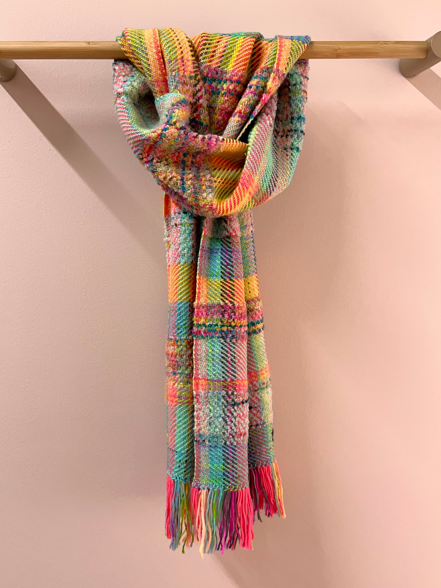 Image of Green & Yellow Naomi Scarf