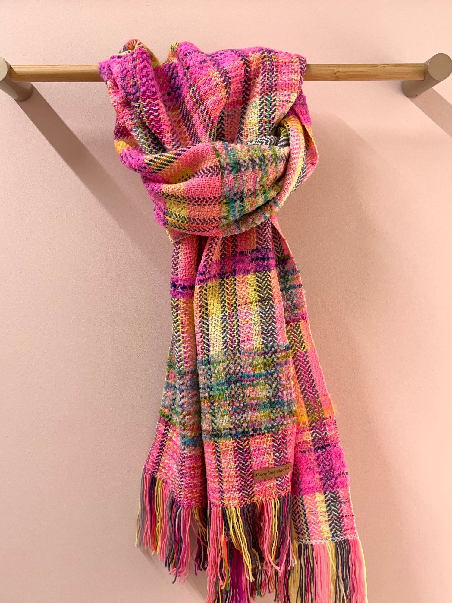 Image of Large Pink Naomi Scarf
