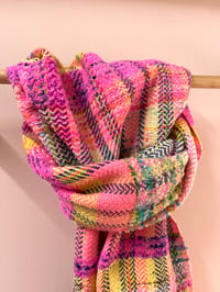 Image 2 of Large Pink Naomi Scarf