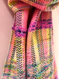 Image 4 of Large Pink Naomi Scarf