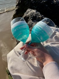 Image 3 of Ocean Stemmed Wine Glass